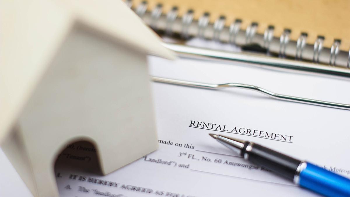 Home model and rental agreement document